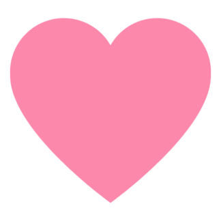Heart Decal (Pink)